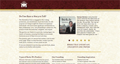 Desktop Screenshot of montefiorepress.com